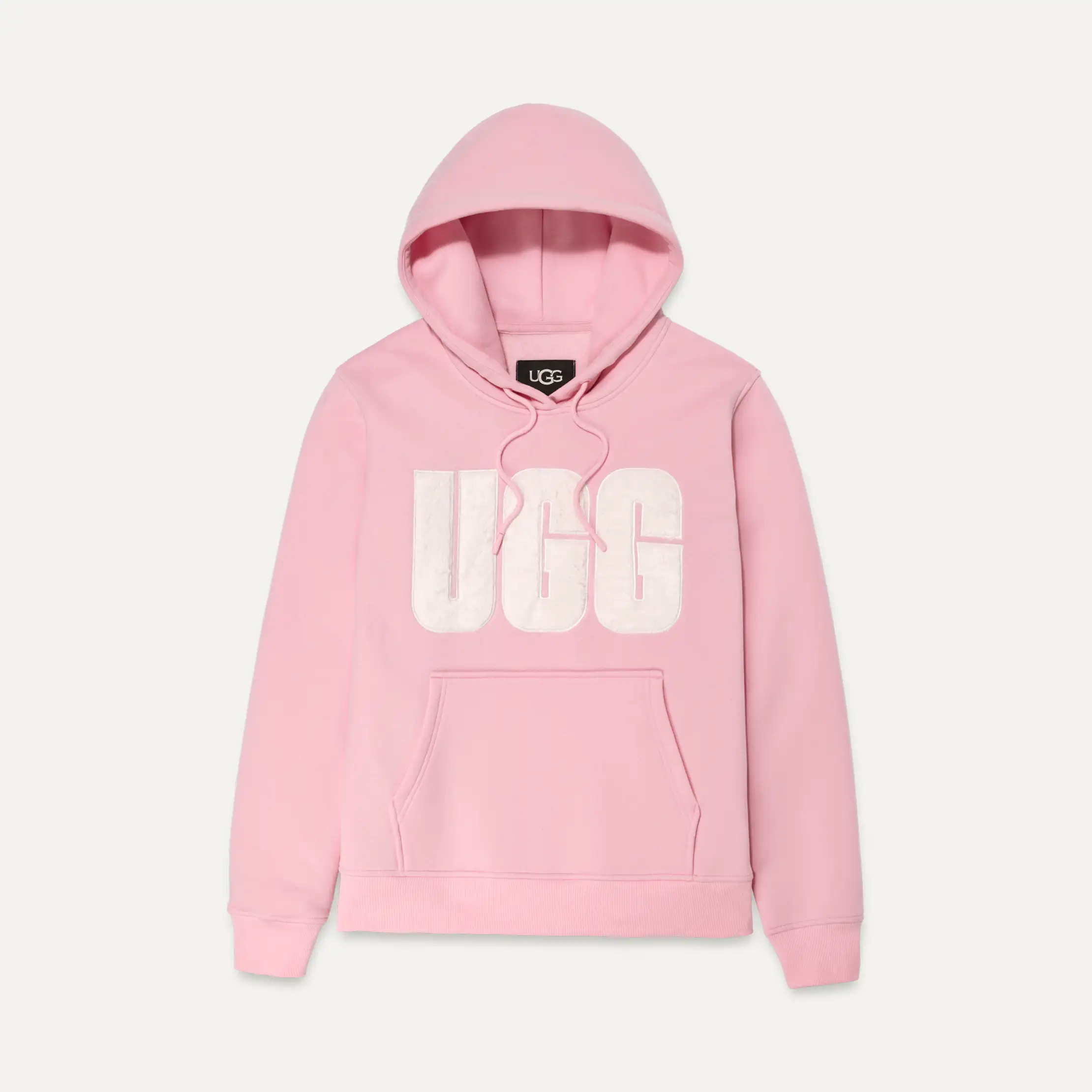 Rey Fuzzy Logo Hoodie | UGG